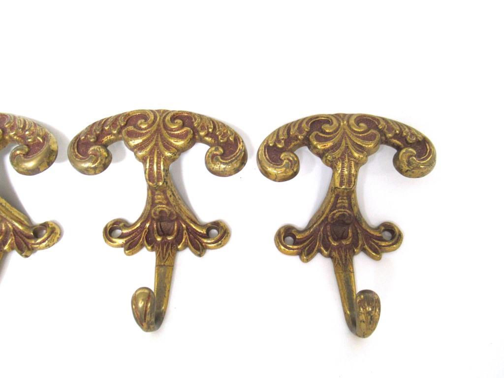 Antique Brass Lion Head Coat hooks, Set of 3 Wall hooks. – UpperDutch