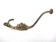 Solid Brass Lion Head Wall hook, Coat hook, Antique Coat Hook, Lion, Victorian Style.