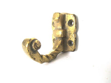 Coat Hook, Solid Brass Ornate Wall hook, Antique Coat hook, Victorian Style.