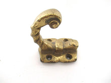 Coat Hook, Solid Brass Ornate Wall hook, Antique Coat hook, Victorian Style.