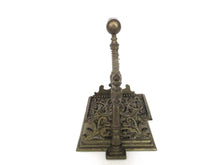 Playing Card Press, Heavy Antique Solid brass Victorian style - Antique home decor.