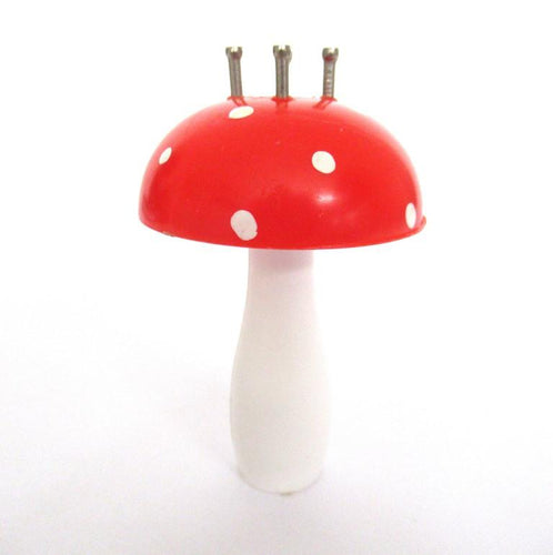 Mushroom Knitting Doll, Knitting Nancy, French Knitting, Bobbin Doll, Made in France.