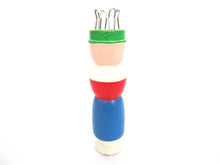 Knitting Doll, Vintage Wooden Knitting Doll, French Knitting, Bobbin Doll, Sewing supply, Knitting Nancy.