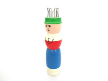 Knitting Doll, Vintage Wooden Knitting Doll, French Knitting, Bobbin Doll, Sewing supply, Knitting Nancy.