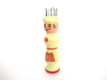 Knitting Doll, Vintage Wooden Knitting Doll, French Knitting, Bobbin Doll, Sewing supply, Knitting Nancy.