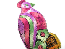 1930s Vintage Embroidered Bird applique. Vintage patch, sewing supply.