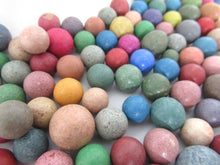 Marbles, Set of 100 Antique Clay Marbles, Antique marbles.