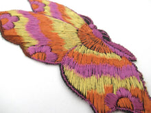 Authentic Collectible Butterfly Applique. Vintage patch, sewing supply, Crazy quilt.