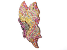 Authentic Collectible Butterfly Applique. Vintage patch, sewing supply, Crazy quilt.