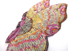 Authentic Collectible Butterfly Applique. Vintage patch, sewing supply, Crazy quilt.
