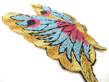 Authentic Antique Collectible Butterfly applique, 1930s  embroidered applique. Vintage patch, Applique, Crazy quilt.