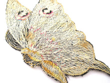 Authentic Antique Collectible Butterfly applique, 1930s  embroidered applique. Vintage patch, Applique, Crazy quilt.
