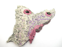 Authentic Antique Butterfly applique, Vintage patch, Crazy quilt.