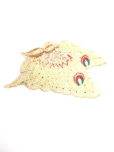 Authentic Antique Collectible Butterfly applique, 1930s  embroidered applique. Vintage patch, Applique, Crazy quilt.