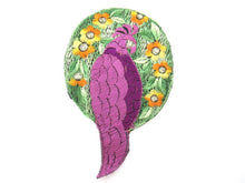 Bird Applique 1930s Vintage Embroidered Bird applique, application, patch. Vintage patch, sewing supply.