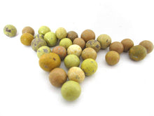 Clay Marbles, Set of 30 Antique Clay Marbles, Antique marbles.