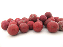Clay Marbles, Set of 30 Antique Clay Marbles, Antique marbles.