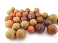 Clay Marbles, Set of 30 Antique Clay Marbles, Antique marbles.