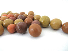 Clay Marbles, Set of 30 Antique Clay Marbles, Antique marbles.