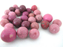 Clay Marbles, Set of 30 Antique Clay Marbles, Antique marbles.