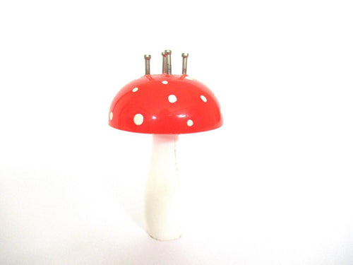 Mushroom Knitting Doll, Knitting Nancy, French Knitting, Bobbin Doll, Made in France.