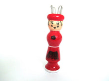Knitting Doll, Vintage Wooden Knitting Doll, French Knitting, Bobbin Doll, Sewing supply, Knitting Nancy.