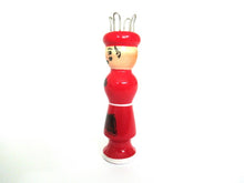 Knitting Doll, Vintage Wooden Knitting Doll, French Knitting, Bobbin Doll, Sewing supply, Knitting Nancy.