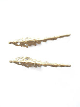 A Set of 2 Antique Brass Ornaments / Corners. Authentic antique hardware, embellishment restoration supply.