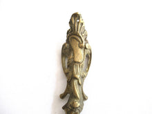 Antique Brass Ornament / Corner. Authentic antique hardware, embellishment restoration supply.