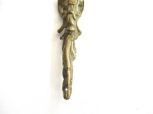 Antique Brass Ornament / Corner. Authentic antique hardware, embellishment restoration supply.