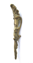 Antique Brass Ornament / Corner. Authentic antique hardware, embellishment restoration supply.