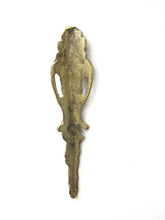 Antique Brass Ornament / Corner. Authentic antique hardware, embellishment restoration supply.