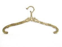 1 (one) Brass Clothes Hanger, Clothes Hangers, Antique French Coat hanger, Wedding dress hanger, Swivel.