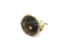 Vintage brass table bell, woman with milk jugs.