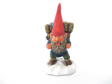 Gnome figurine 'John with backpack'. Part of the 2001 Classic Gnomes series designed by Rien Poortvliet