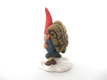 Gnome figurine 'John with backpack'. Part of the 2001 Classic Gnomes series designed by Rien Poortvliet