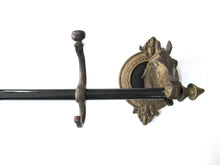 Horse Head Coat Rack with 5 hooks, Equestrian, Horse Stable Decor.
