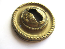 Heavy Solid Brass Keyhole cover, escutcheon, keyhole frame, Ram, Empire.