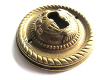 Heavy Solid Brass Keyhole cover, escutcheon, keyhole frame, Ram, Empire.