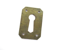 Vintage Keyhole Cover, furniture hardware, replacement escutcheon.