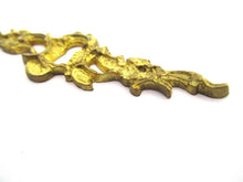 1 (ONE) Antique ornated brass keyhole cover Ornamental escutcheon Cabinet Hardware Furniture applique.