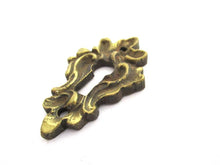 1 (ONE) Solid Brass Keyhole cover, escutcheon, frame.