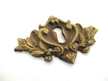1 (ONE) Solid Brass Keyhole cover, escutcheon, frame.