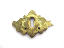 1 (ONE) Solid Brass Keyhole cover, escutcheon, frame.