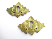 1 (ONE) Solid Brass Keyhole cover, escutcheon, frame.