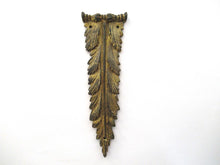 1 (ONE) Brass Antique Ornament Furniture Applique. Decoration mount, Embellishment, pediment, restoration supplies.