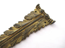 1 (ONE) Brass Antique Ornament Furniture Applique. Decoration mount, Embellishment, pediment, restoration supplies.