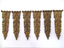 1 (ONE) Brass Antique Ornament Furniture Applique. Decoration mount, Embellishment, pediment, restoration supplies.