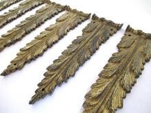 1 (ONE) Brass Antique Ornament Furniture Applique. Decoration mount, Embellishment, pediment, restoration supplies.