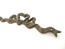 1 (ONE) Brass Antique Ornament Furniture Mount Applique. Bow, Decoration mount, Authentic hardware, restoration supplies